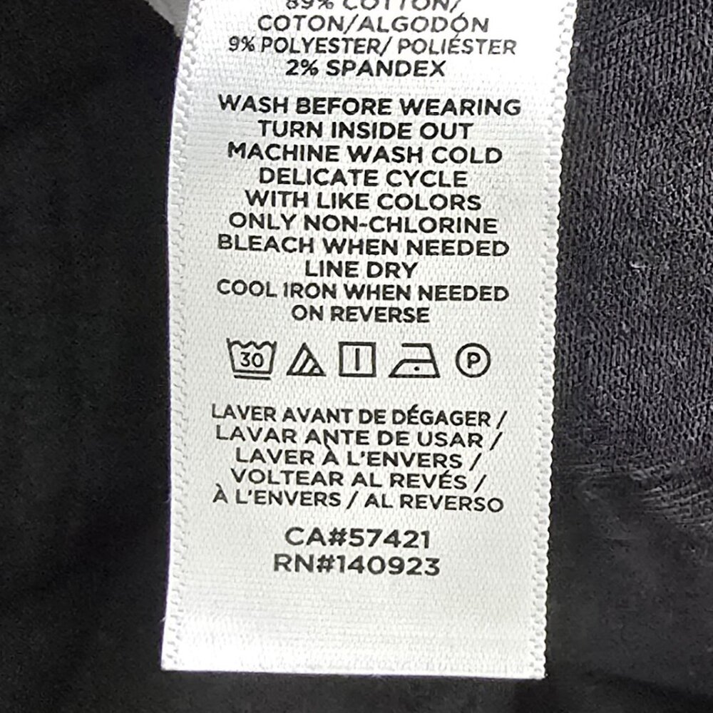 LOFT Shimmer Slim Pocket Skinny Jeans | Black Shimmer | NWT | Size 6/28 - Picture 10 of 11